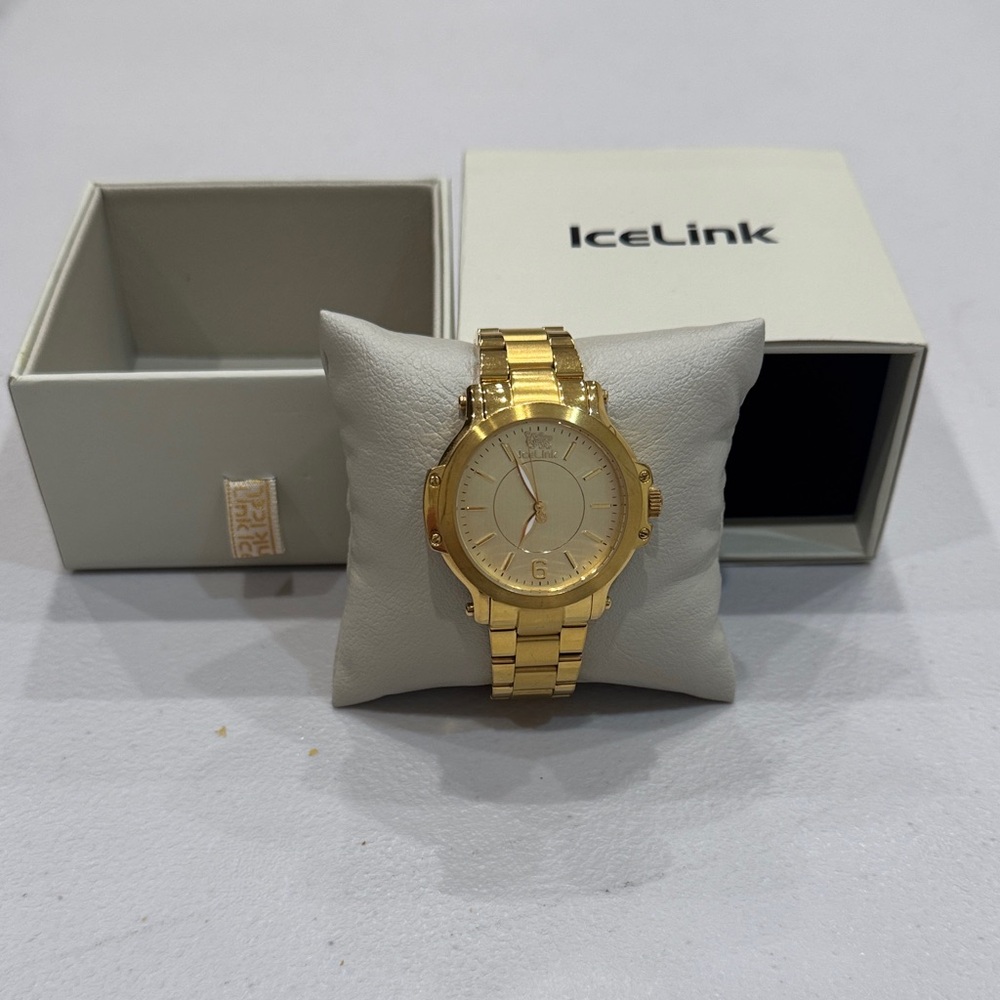 IceLink Gold Watch
